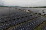 Solar panel field.